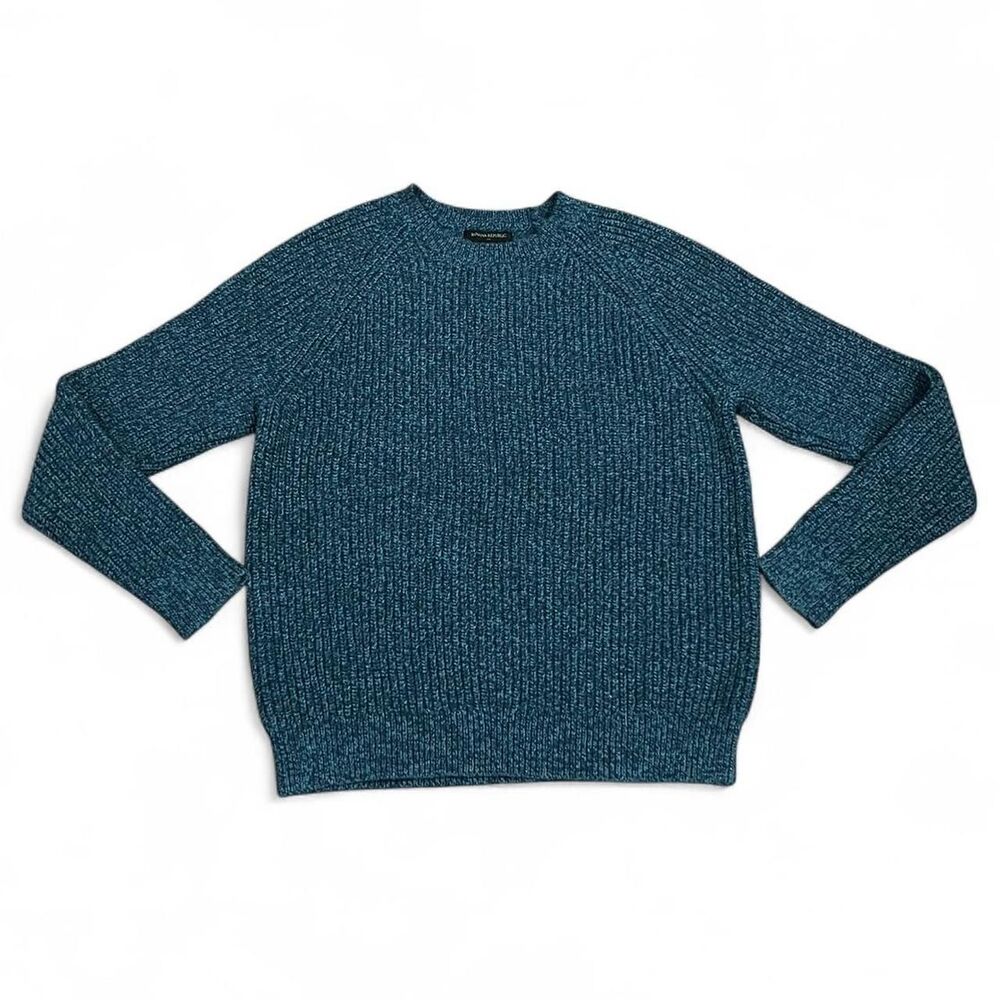 Banana-republic Men's Blue and Green Jumper